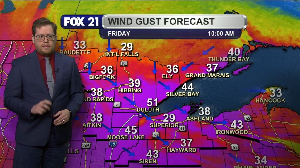 Thursday Evening Northland Forecast