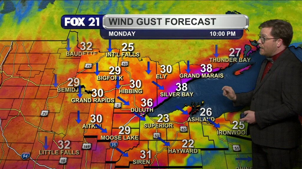 Monday Evening Northland Forecast