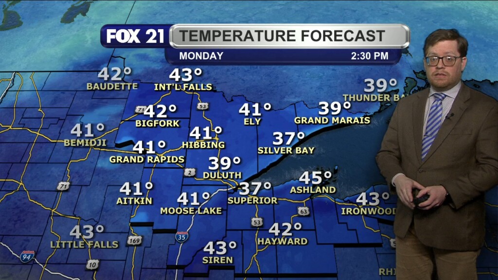 Sunday Evening Northland Forecast