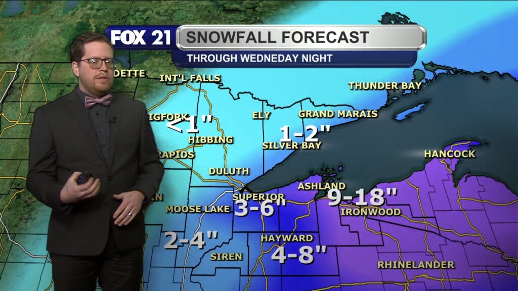 Tuesday Evening Northland Forecast