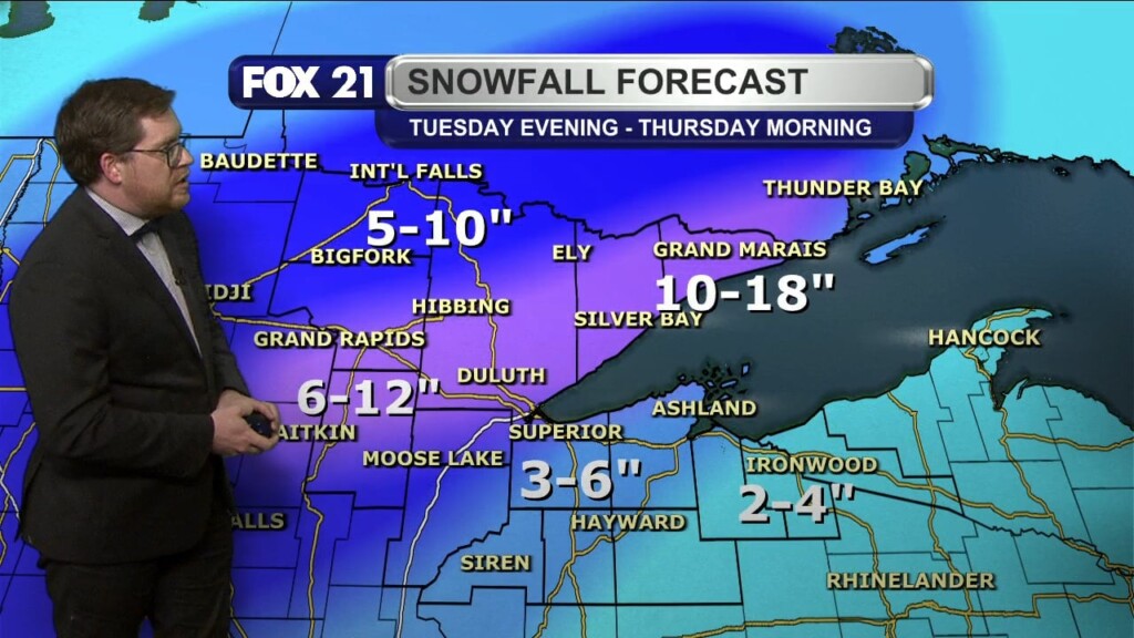 Monday Evening Northland Forecast
