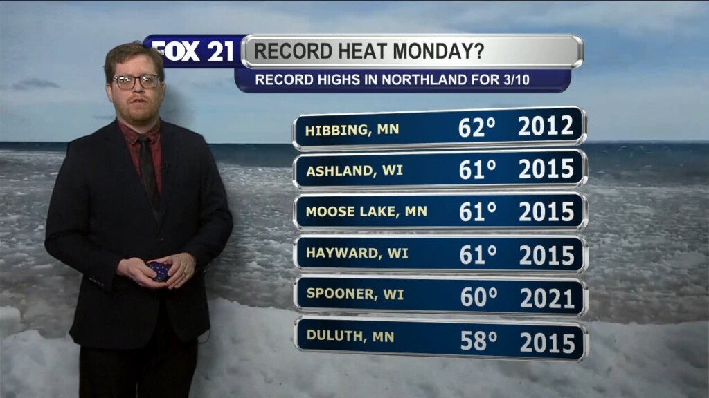 Sunday Evening Northland Forecast