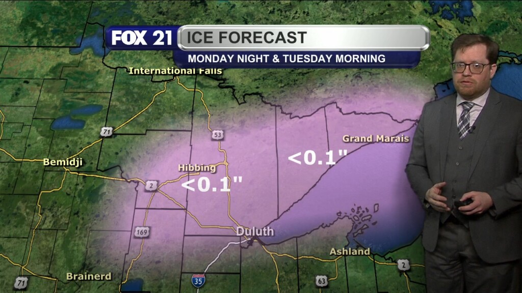 Monday Evening Northland Forecast