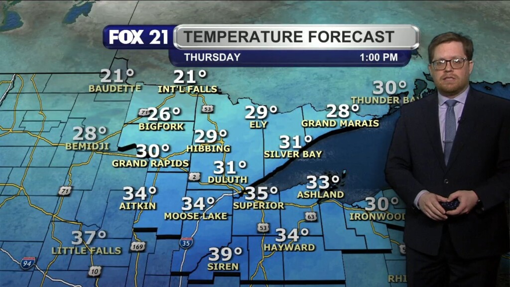Wednesday Evening Northland Forecast