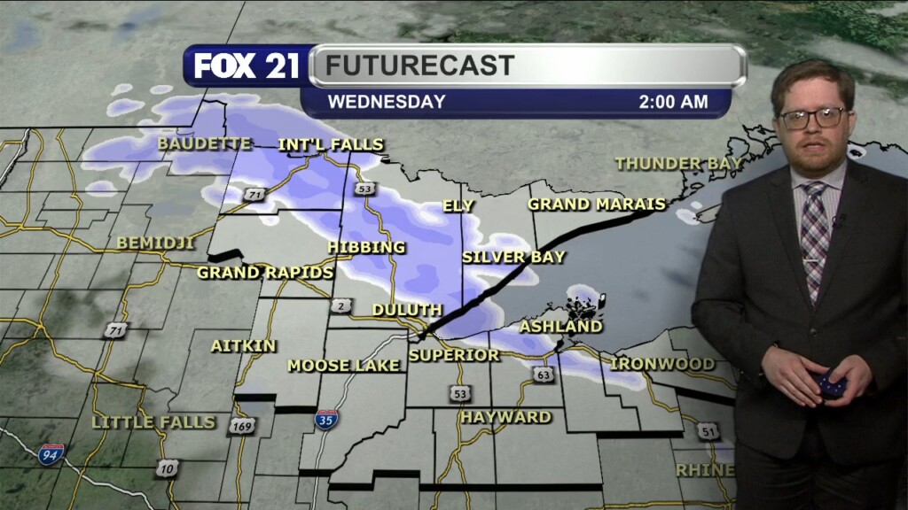 Tuesday Evening Northland Forecast