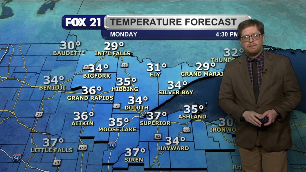 Sunday Evening Northland Forecast