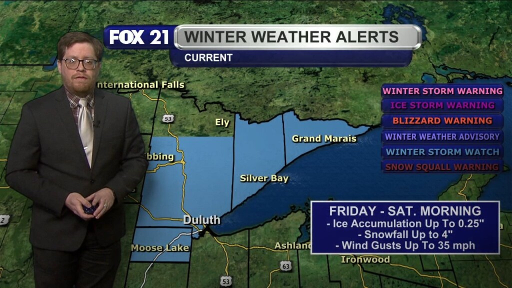 Wednesday Afternoon Northland Forecast