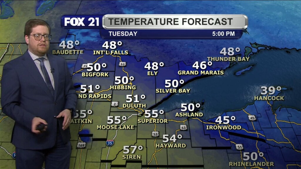 Monday Evening Northland Forecast