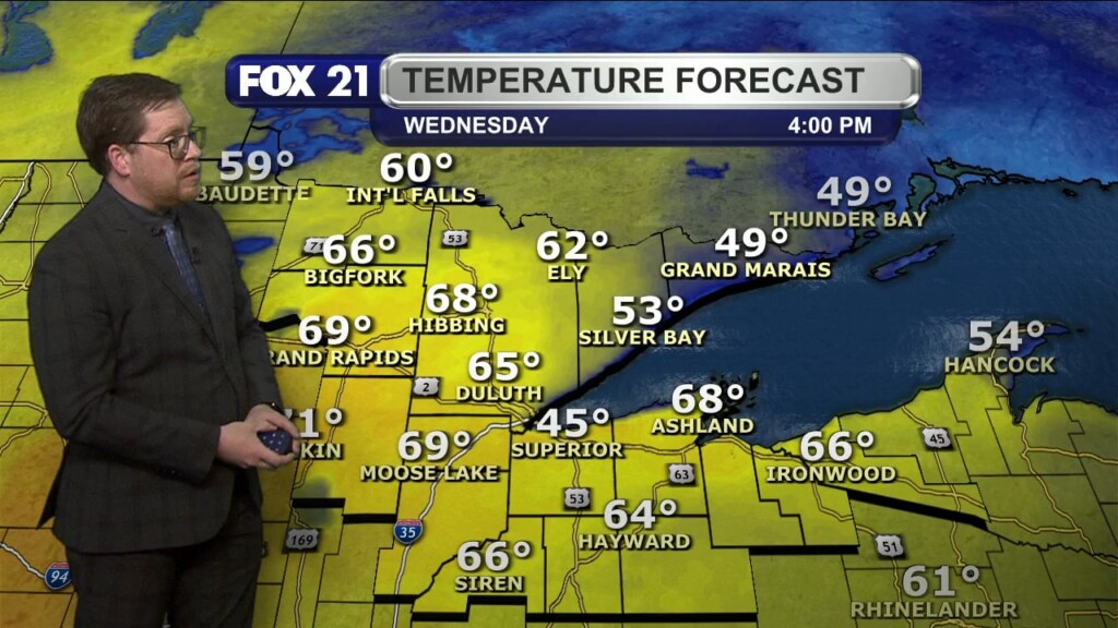 Tuesday Evening Northland Forecast