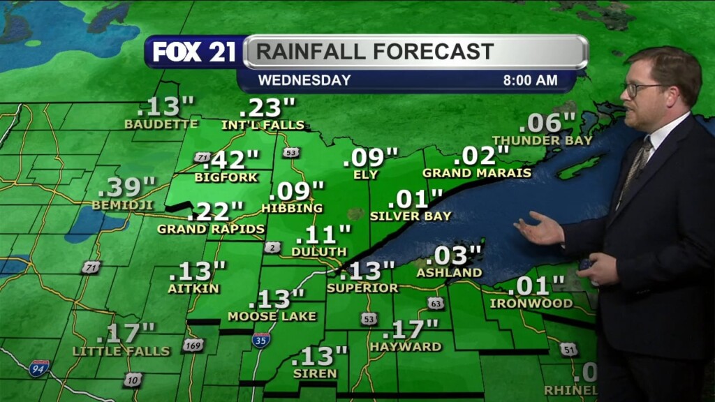 Monday Evening Northland Forecast