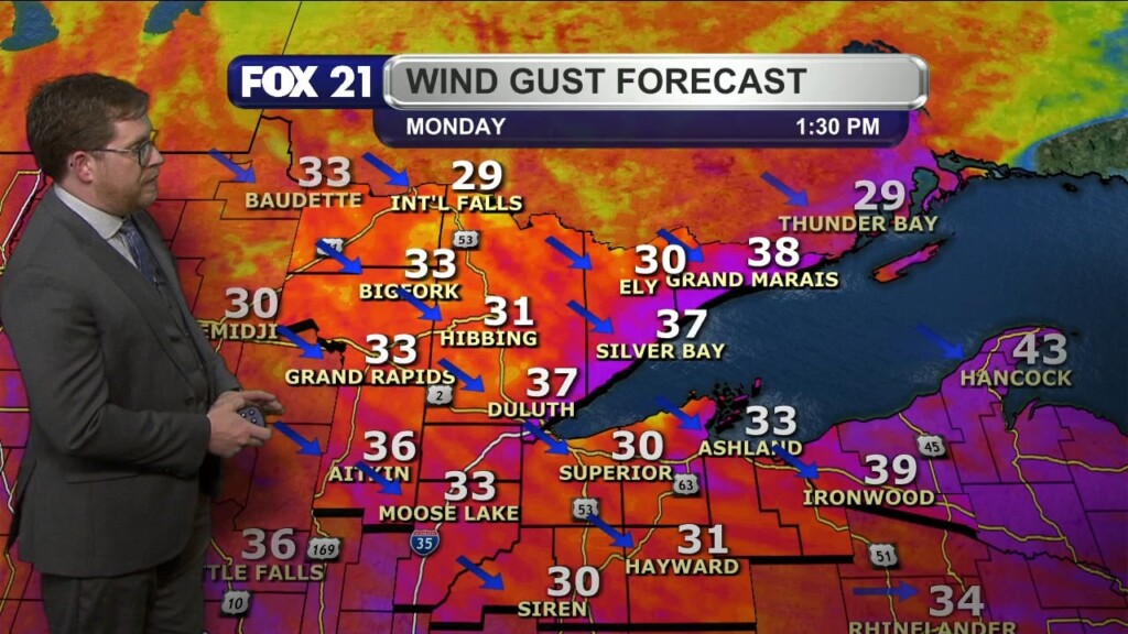 Sunday Evening Northland Forecast