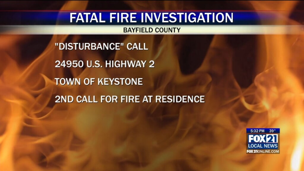 Bayfield Fatal Fire