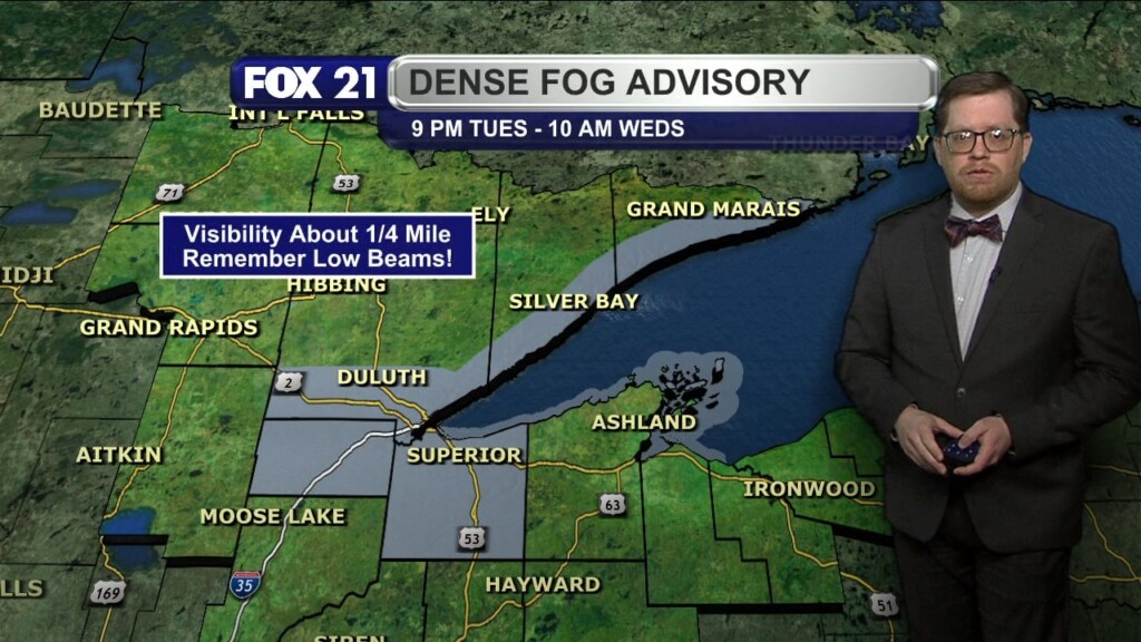 Tuesday Evening Northland Forecast