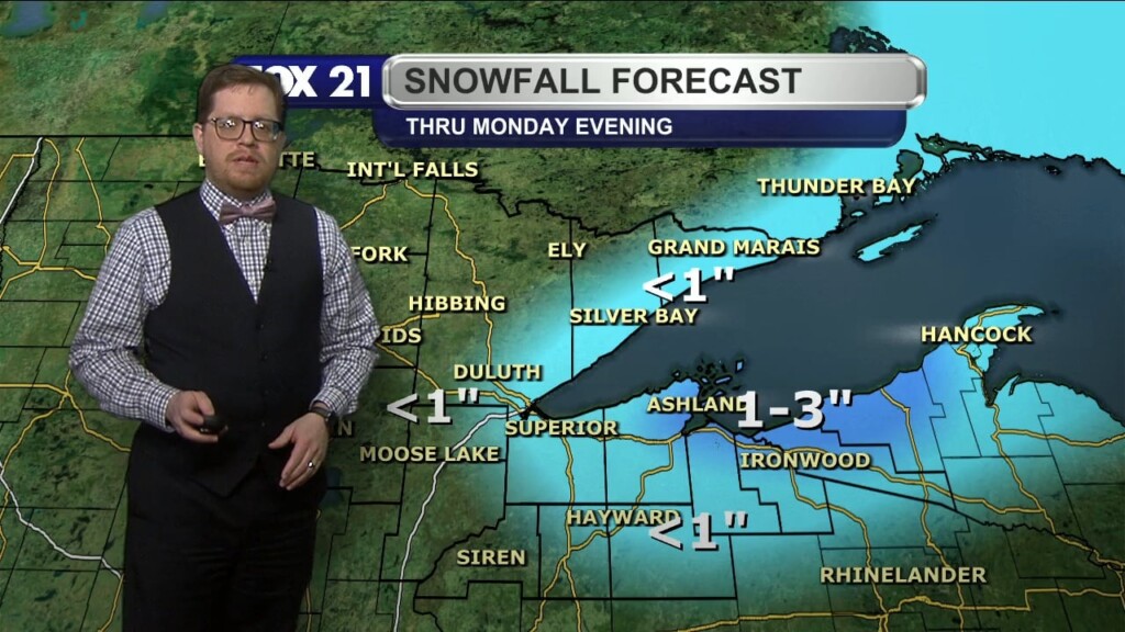 Sunday Evening Northland Forecast