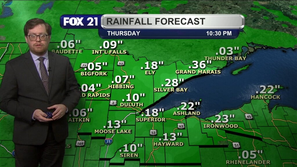 Tuesday Evening Northland Forecast