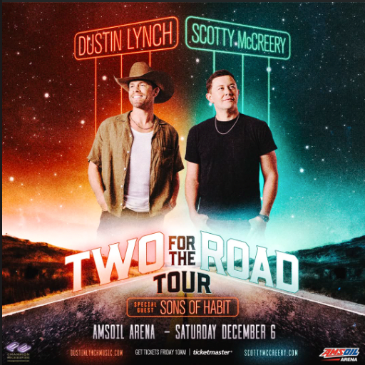 Dustin Lynch & Scotty McCreery team up for their “Two for the Road Tour”