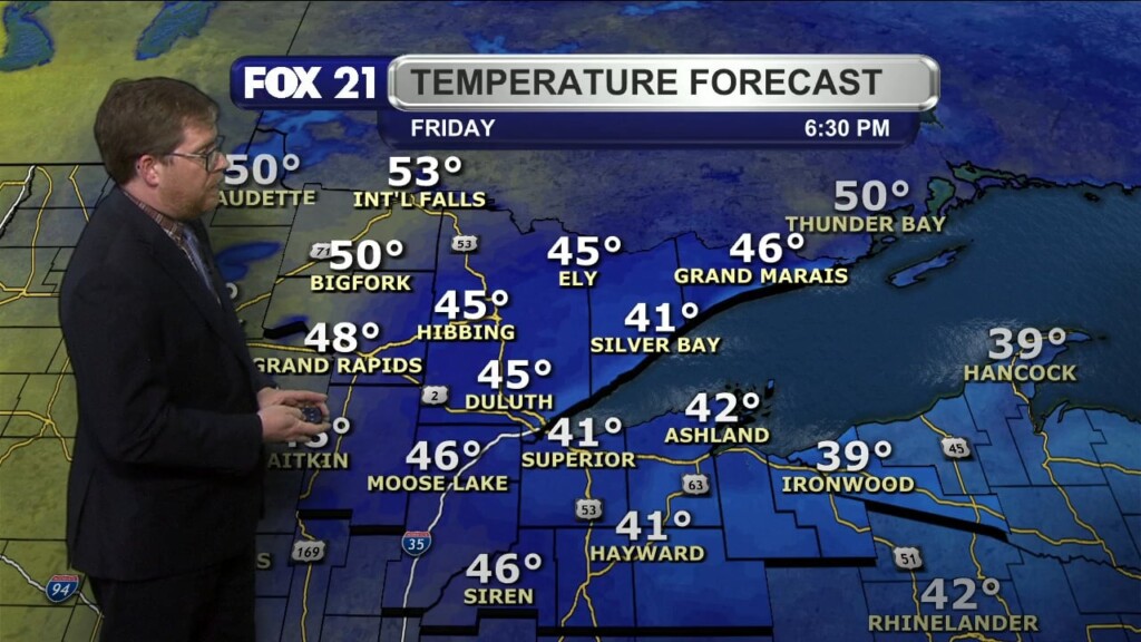Thursday Evening Northland Forecast