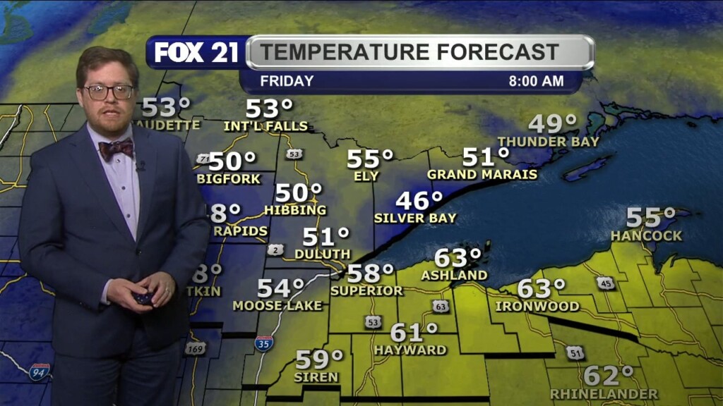 Thursday Evening Northland Forecast