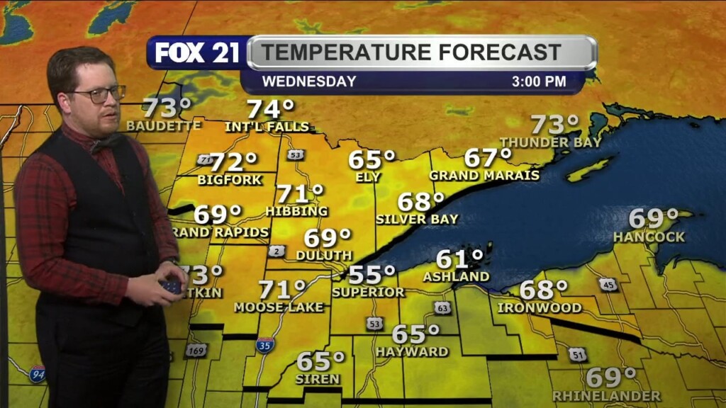 Tuesday Evening Northland Forecast