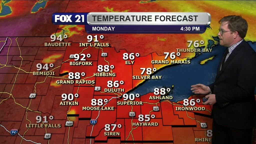 Sunday Evening Northland Forecast