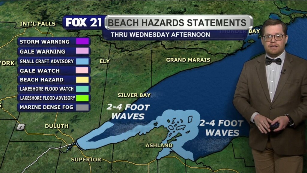 Tuesday Evening Northland Forecast