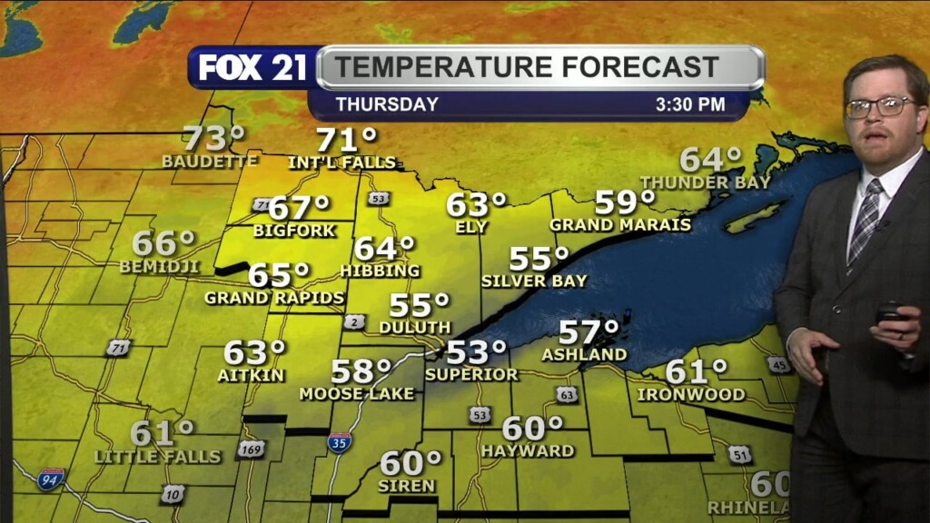 Wednesday Evening Northland Forecast