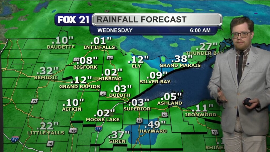 Sunday Evening Northland Forecast