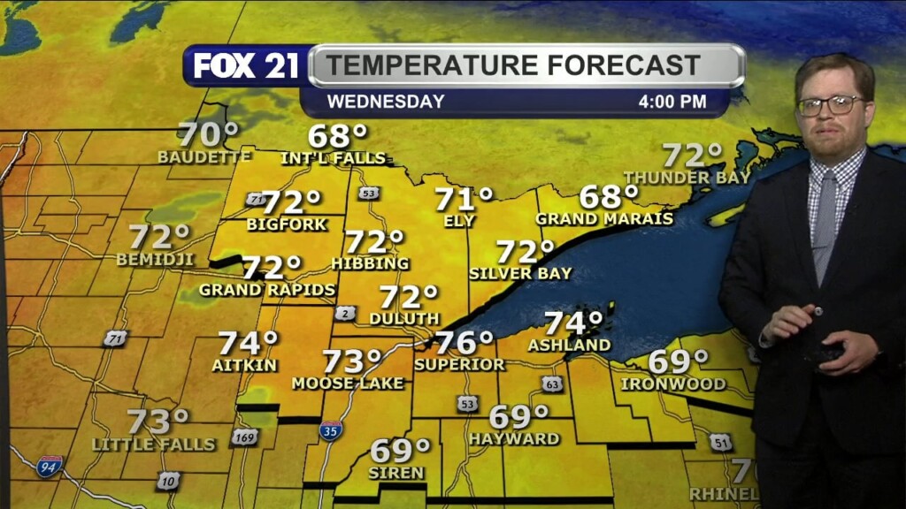 Tuesday Evening Northland Forecast