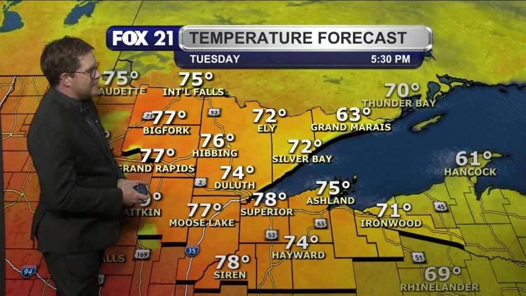 Monday Evening Northland Forecast