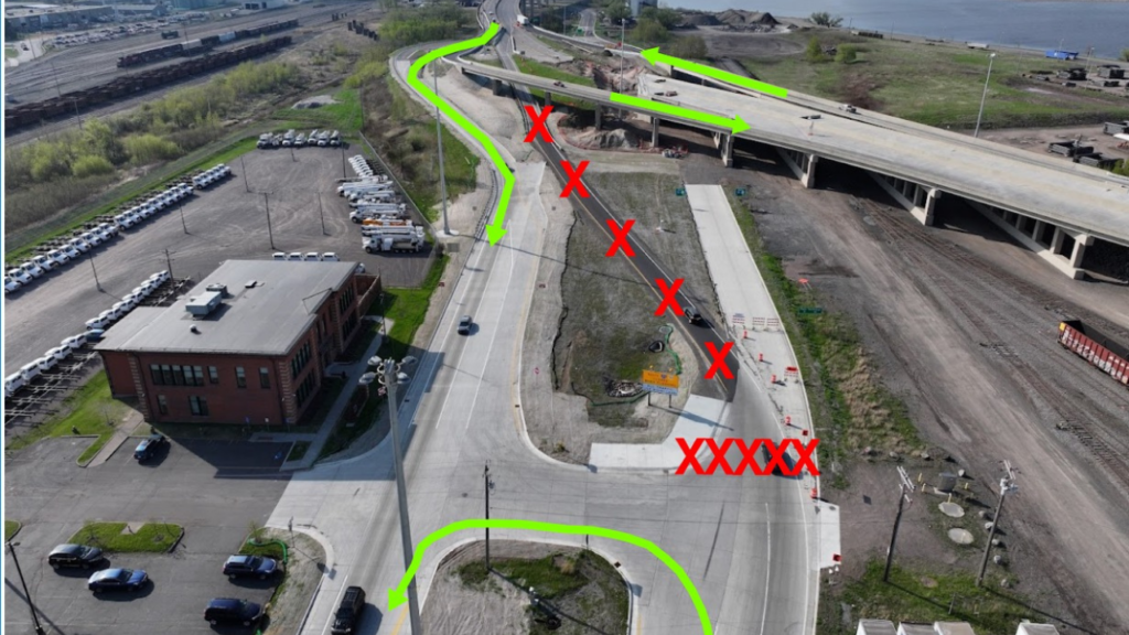 I-535 Blatnik Bridge On-ramp Closure