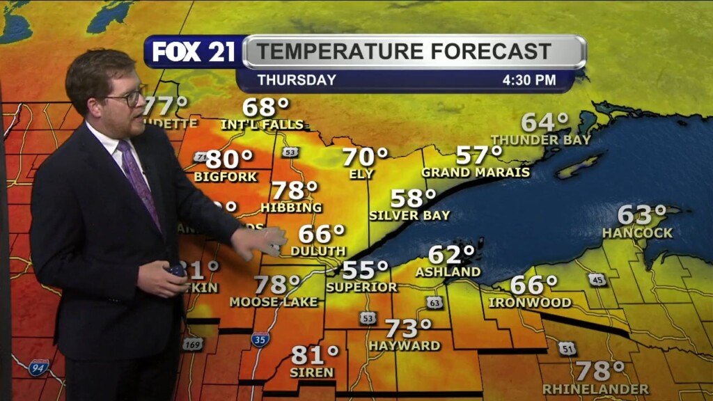 Wednesday Evening Northland Forecast