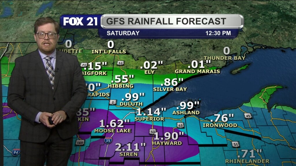 Thursday Evening Northland Forecast
