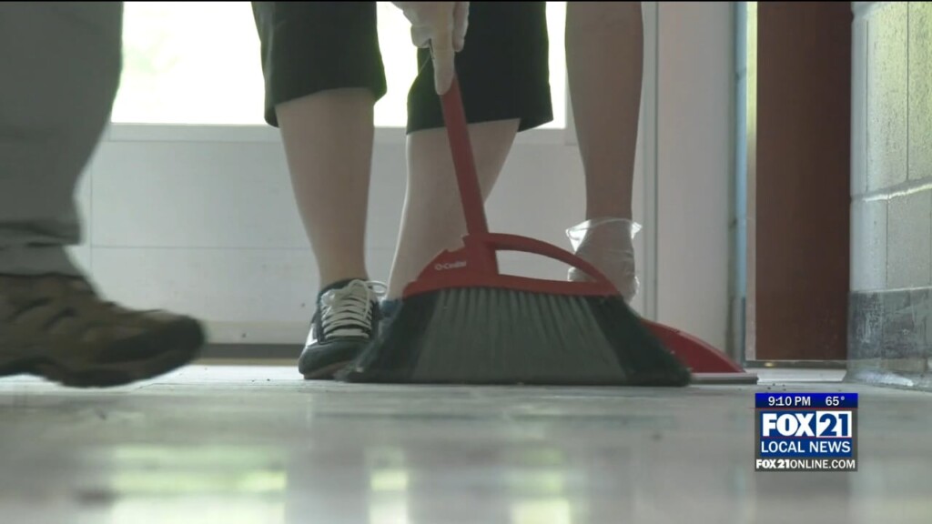 Volunteers Clean Up At Companies To Classrooms