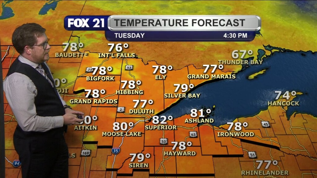 Monday Evening Northland Forecast