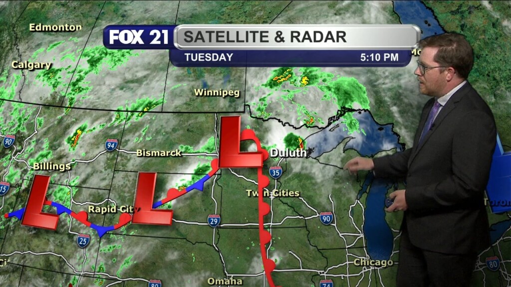 Tuesday Evening Northland Forecast