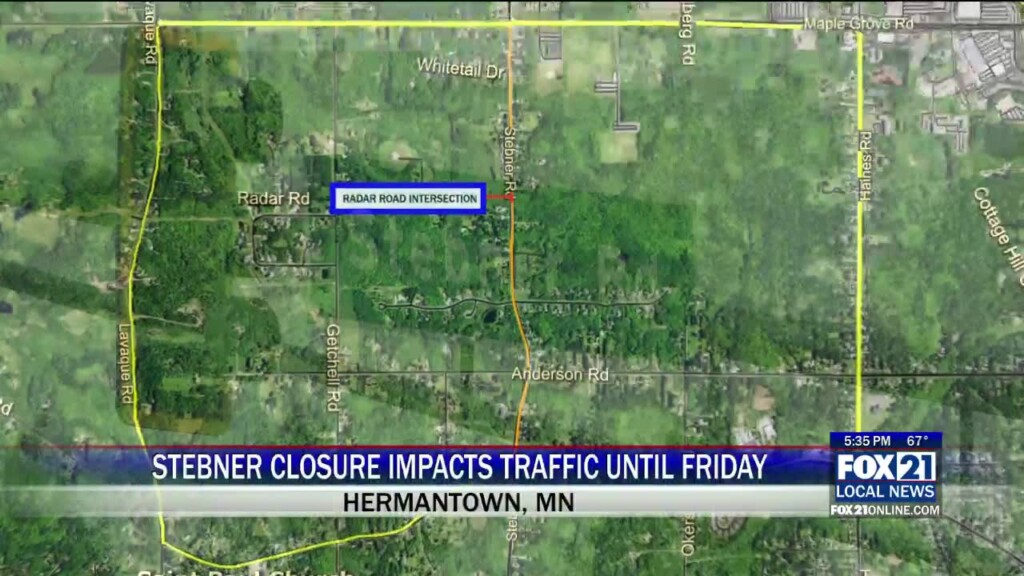 Stebner Closure Impacts Traffic Until Friday July 25th