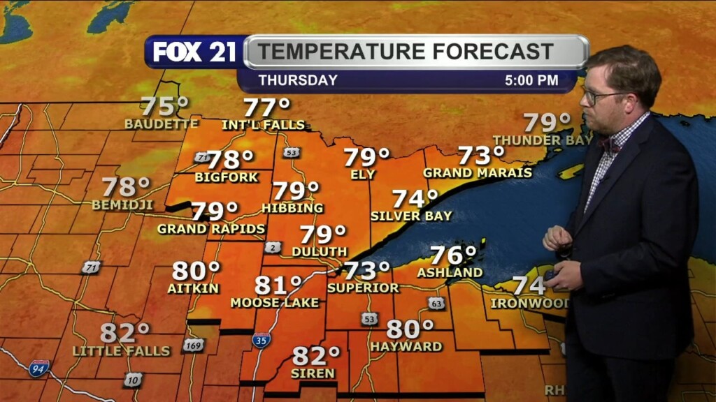 Wednesday Evening Northland Forecast