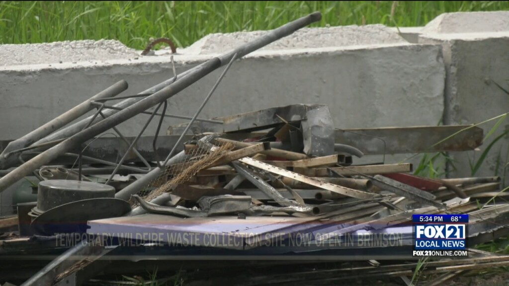 Temporary Wildfire Waste Collection Site Now Open In Brimson