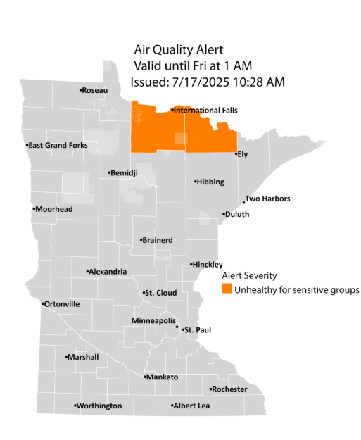 Air Quality Alert 07/17/2025