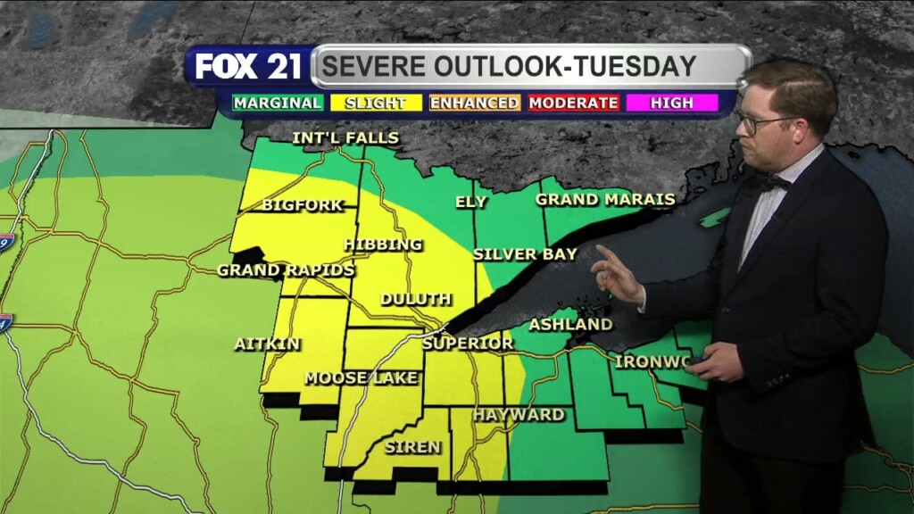 Monday Evening Northland Forecast