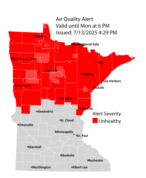 AQI Alert 07/13/2025