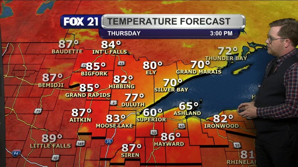 Wednesday Evening Northland Forecast