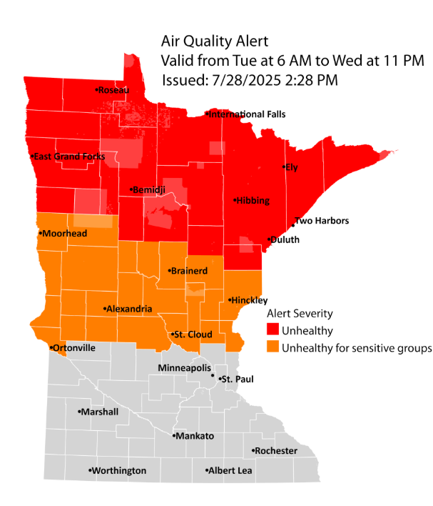 Air Quality Alert 07/28/2025