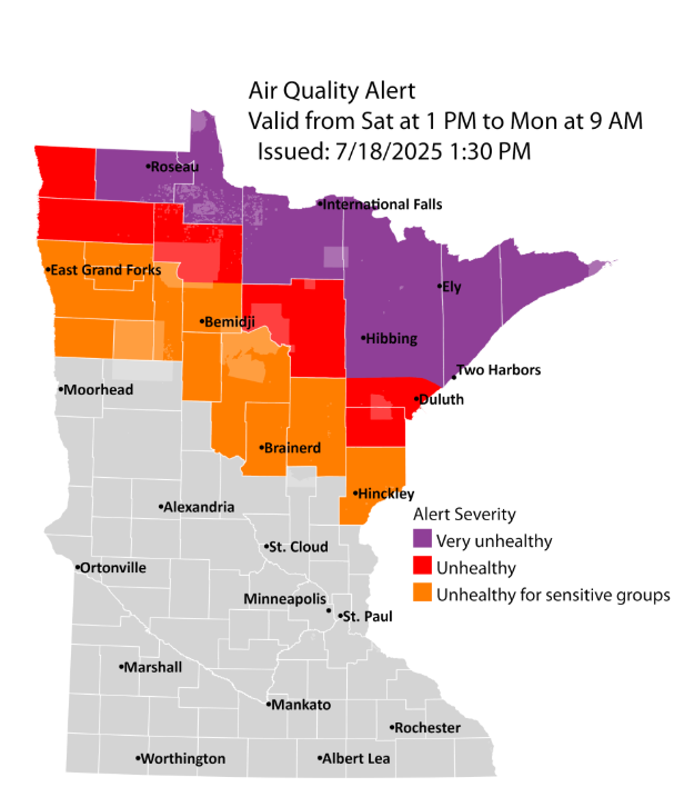 AQI Alert issued 07/18/2025