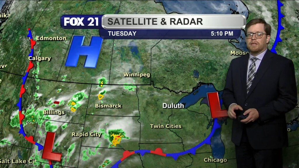 Tuesday Evening Northland Forecast