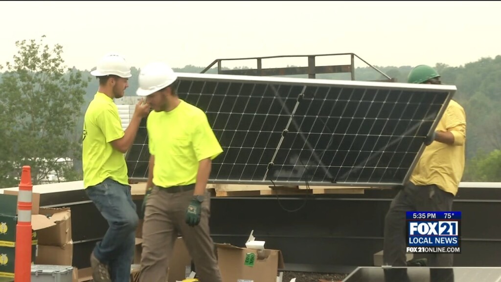 Duluth Public Schools And Duluth Climate Club Nearing Finish Of Solar Panel Instillation