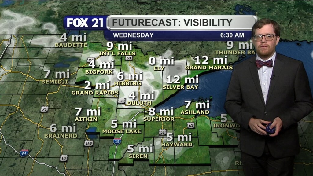 Tuesday Evening Northland Forecast