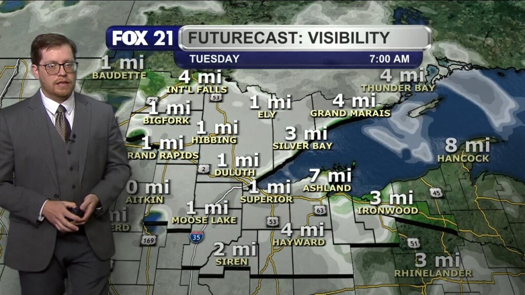 Monday Evening Northland Forecast
