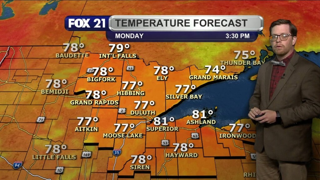 Sunday Evening Northland Forecast