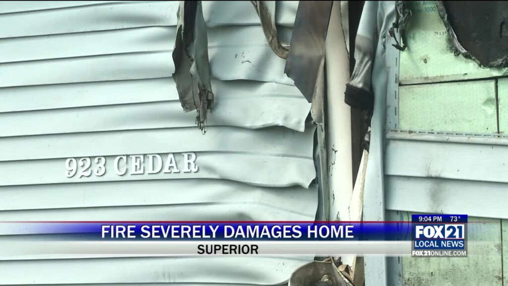 Fire Severely Damages Superior Home